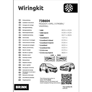 Opel Grandland 2017+ Elektrik Tesisatı 13 Pin (738604)