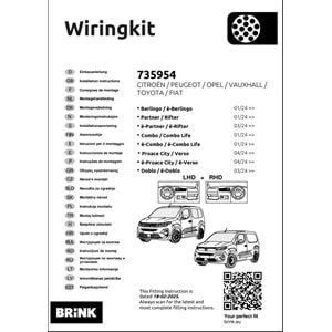 Peugeot Rifter 2024+ Elektrik Tesisatı 13 Pin (735954)