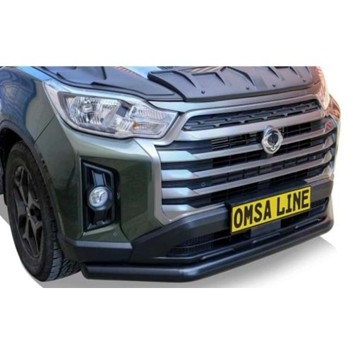 Ssangyong Musso Grand Texas Ön Alt Koruma Çap:76 Siyah 2018 ve Sonrası