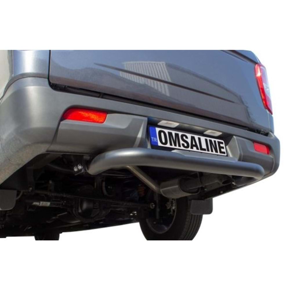 Ssangyong Musso Grand Arka Koruma Basamak Siyah Çap:76 2019 ve Sonrası