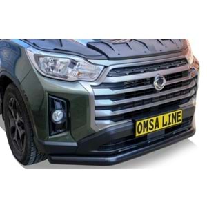 Ssangyong Musso Grand Texas Ön Alt Koruma Çap:76 Siyah 2018 ve Sonrası