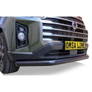 Ssangyong Musso Grand Texas Ön Alt Koruma Çap:76 Siyah 2018 ve Sonrası