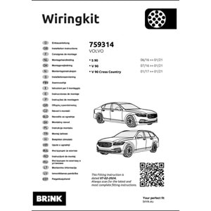 Volvo V90 Cross Country 2017-2021 Elektrik Tesisatı 13 Pin (759314)