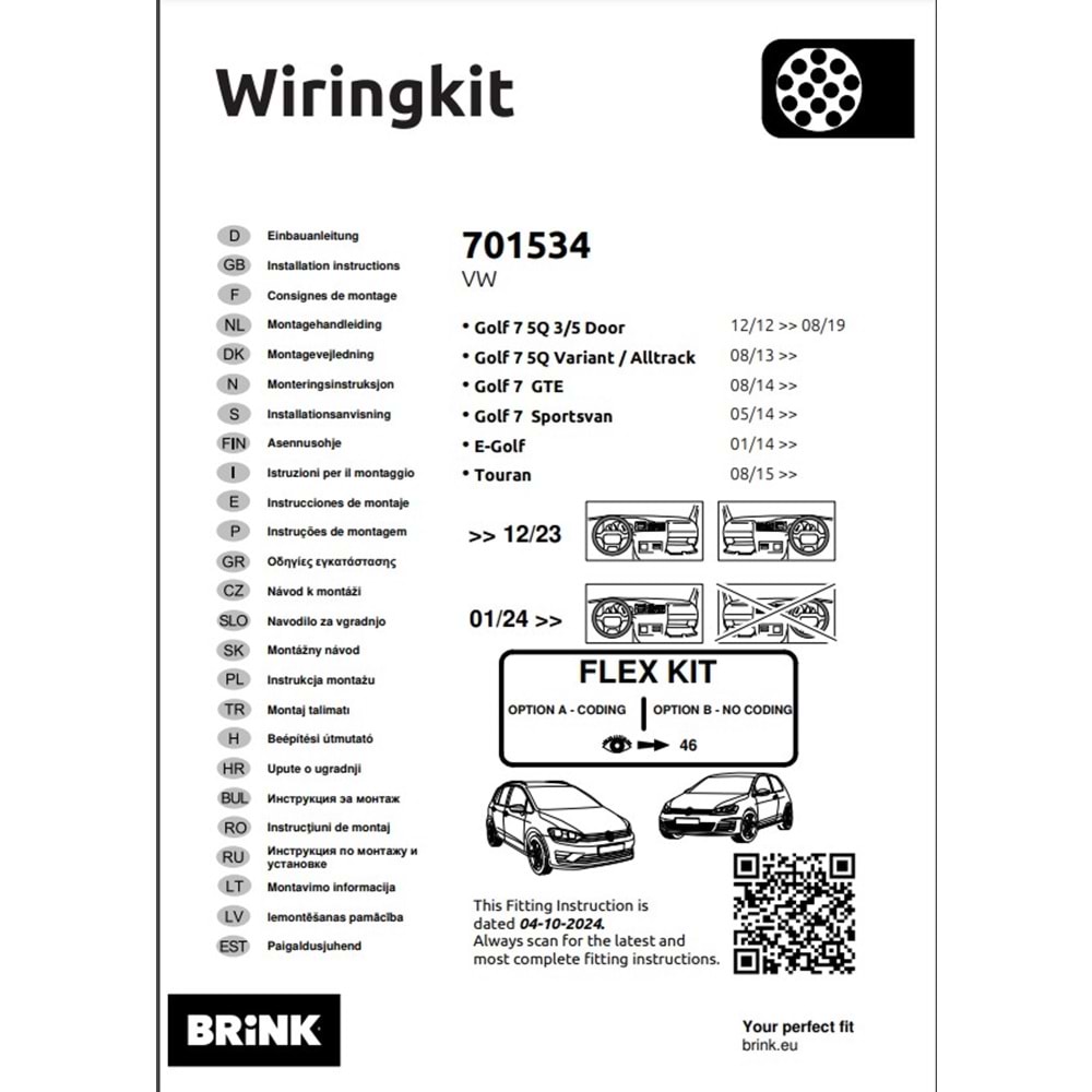 VW Touran 2015+ Elektrik Tesisatı 13 Pin (701534)