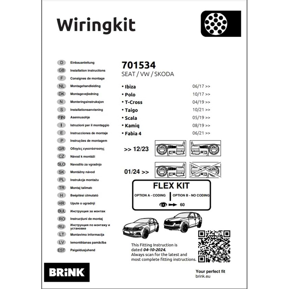 VW T-Cross 2019+ Elektrik Tesisatı 13 Pin (701534)