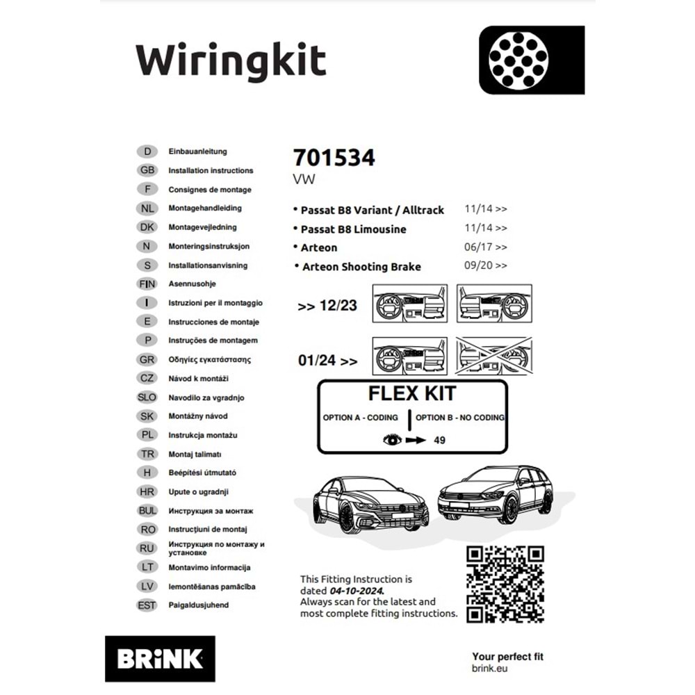 VW Passat 2014+ Elektrik Tesisatı 13 Pin (701534)