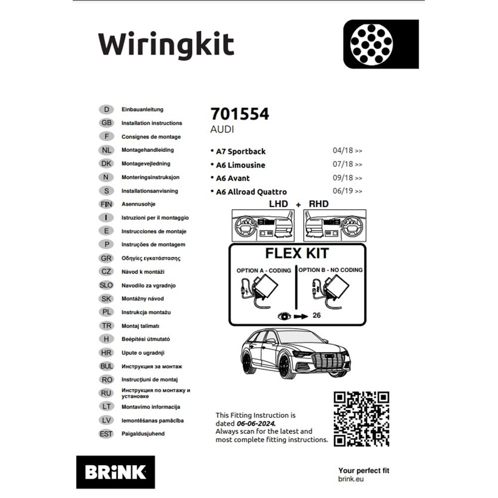 Audi A7 2018+ Elektrik Tesisatı 13 Pin (701554)