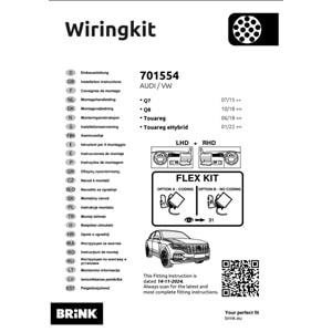 VW Touareg 2018+ Elektrik Tesisatı 13 Pin (701554)