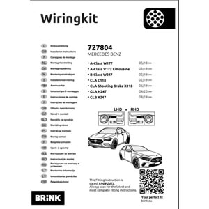 Mercedes A Serisi Sedan (V177) 2019+ Elektrik Tesisatı 13 Pin (727804)