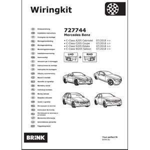 Mercedes C Class 2018+ Elektrik Tesisatı 13 Pin (727744)